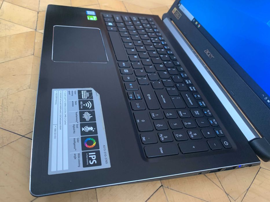 Laptop Acer Intel i3 DDR4-8GB Nowy SSD-512GB Geforce-940MX Bateria 5h