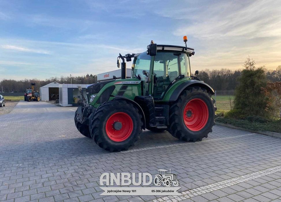 Fendt 516 Vario Nowe opony Zaczepy 514 Isobus 716