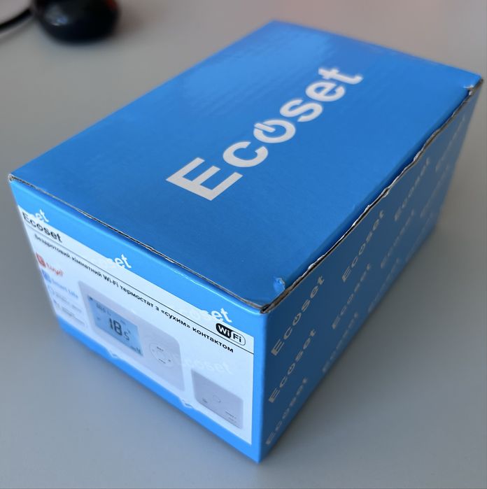 Термостат безпровідний для газових та електрокотлів Ecoset AC 8048 RF