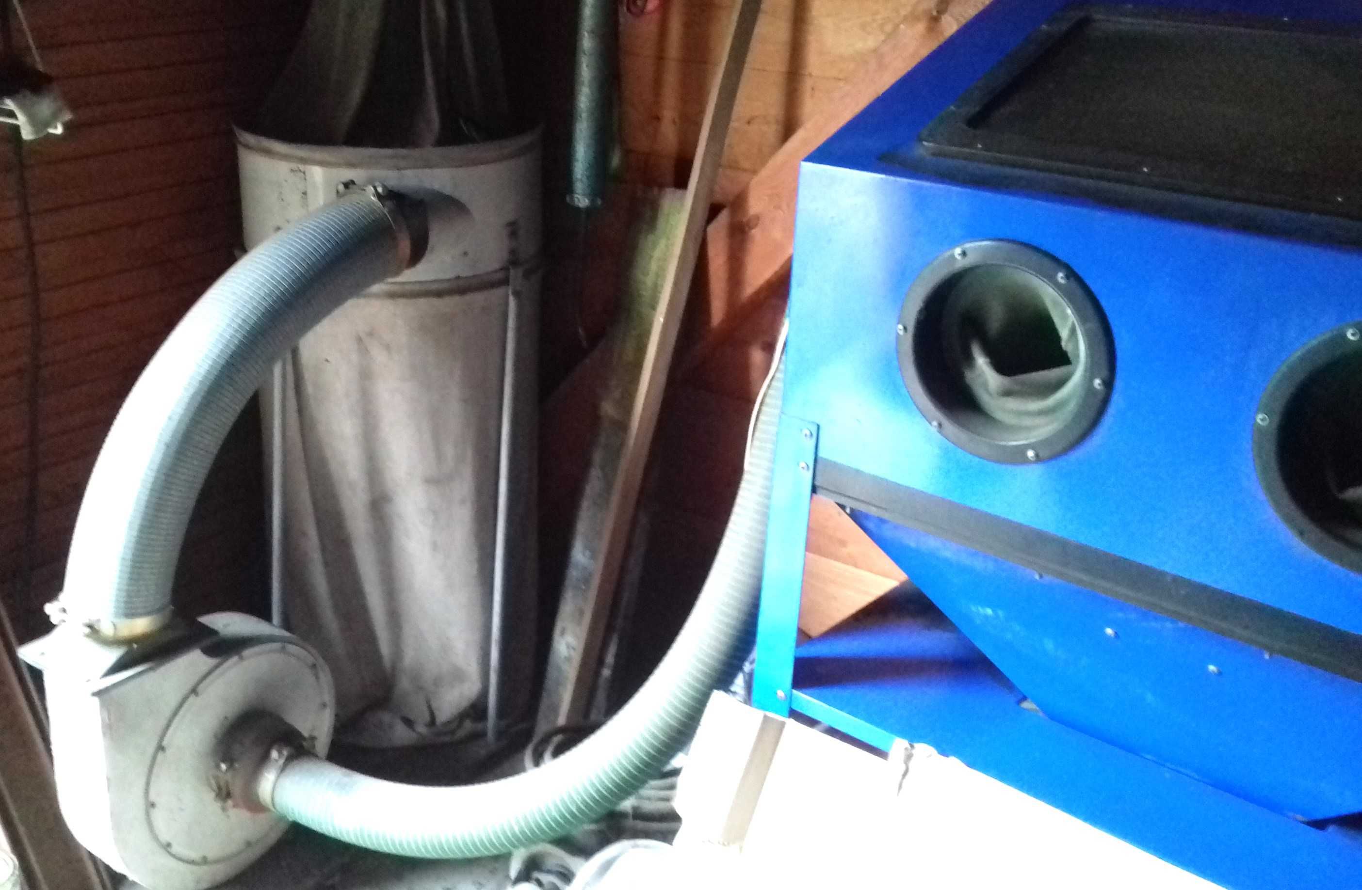 Kompresor Metabo + piaskarka z odpylaczem