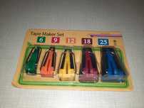 Устройство дня формирования косой бейки. Tape Maker Set. 6, 9, 12, 18,