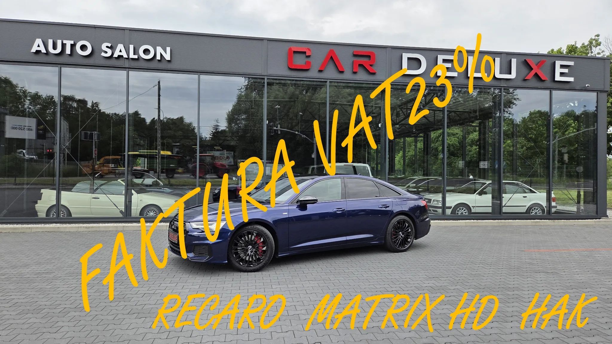 Audi A6 FV23% / 367KM / MATRIX HD / RECARO / AMBIENTE / Panorama / Hak