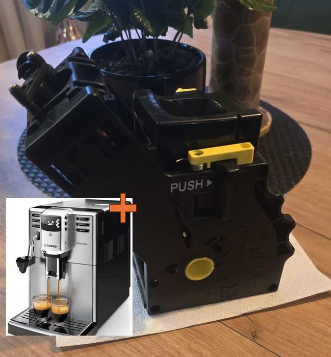 Blok zaparzający sprawny Saeco Incanto (+ekspres na części uszkodzony)
