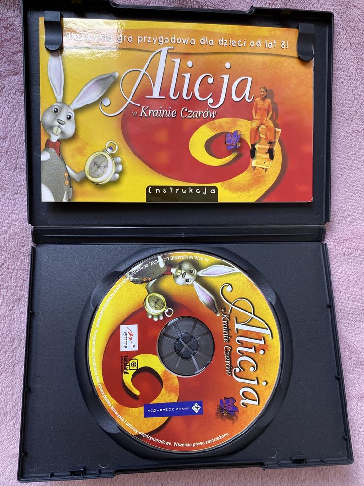 Alicja w Krainie Czarów. Gra przygodowa dla dzieci. CD Rom