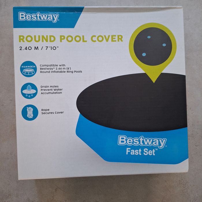 Pokrywa basenowa Bestway 2.4m nowa oryginalnie zapakowana