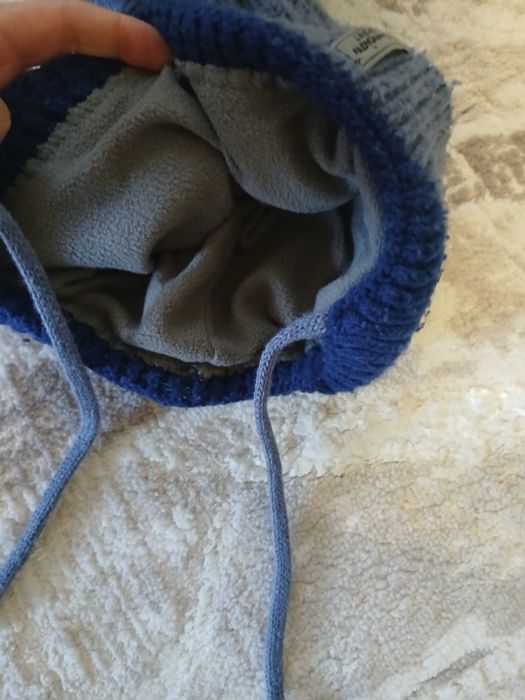 Зимня теплюча шапка на флісі, 3-4 роки