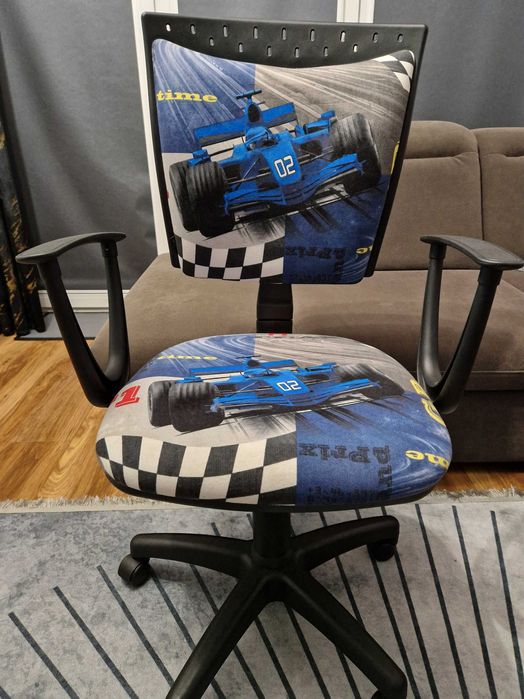 Krzesło biurkowe obrotowe dla dziecka SPIDDO F1 Blue