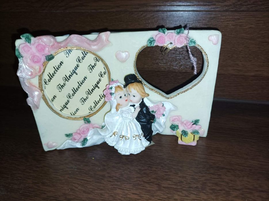 Ramka figurka na fotografie ślubną
