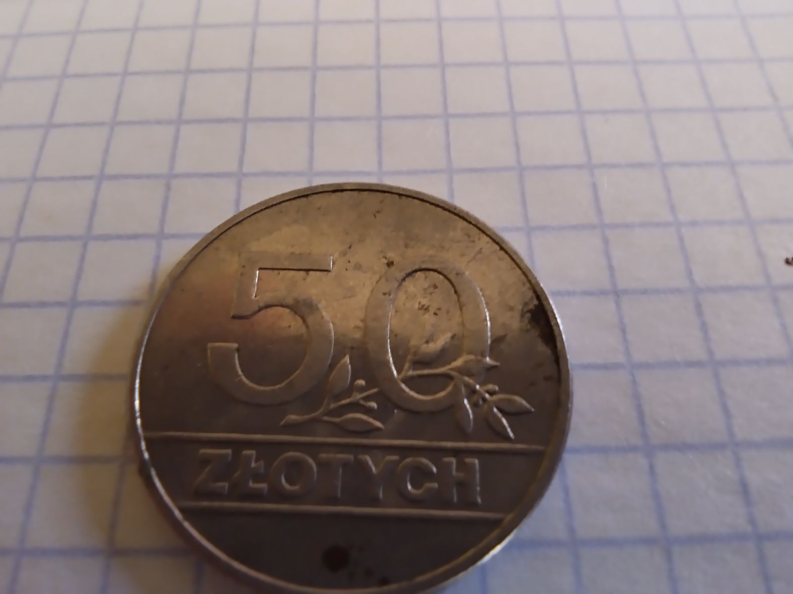 Moneta 50zł z roku 1990
