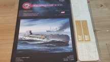 Model karton ORP Orzeł 1:200 wyd. Model Hobby plus Wręgi.