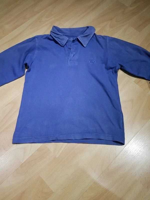 Camisola Castanho e Polo Azul