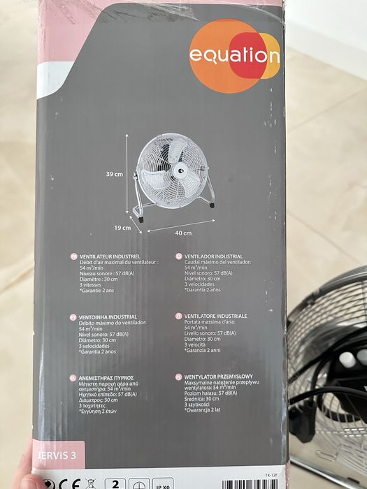 Wentylator podłogowy 30cm 45W Equation