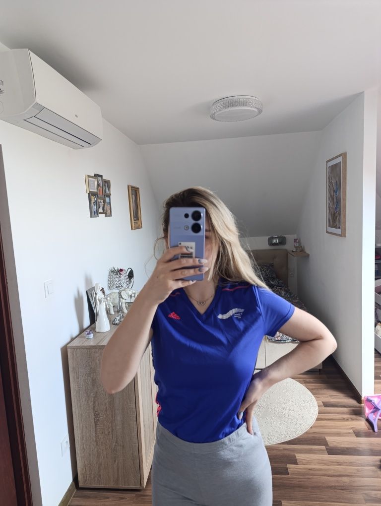 Koszulka sportowa adidas siłownia bieganie S m luźna