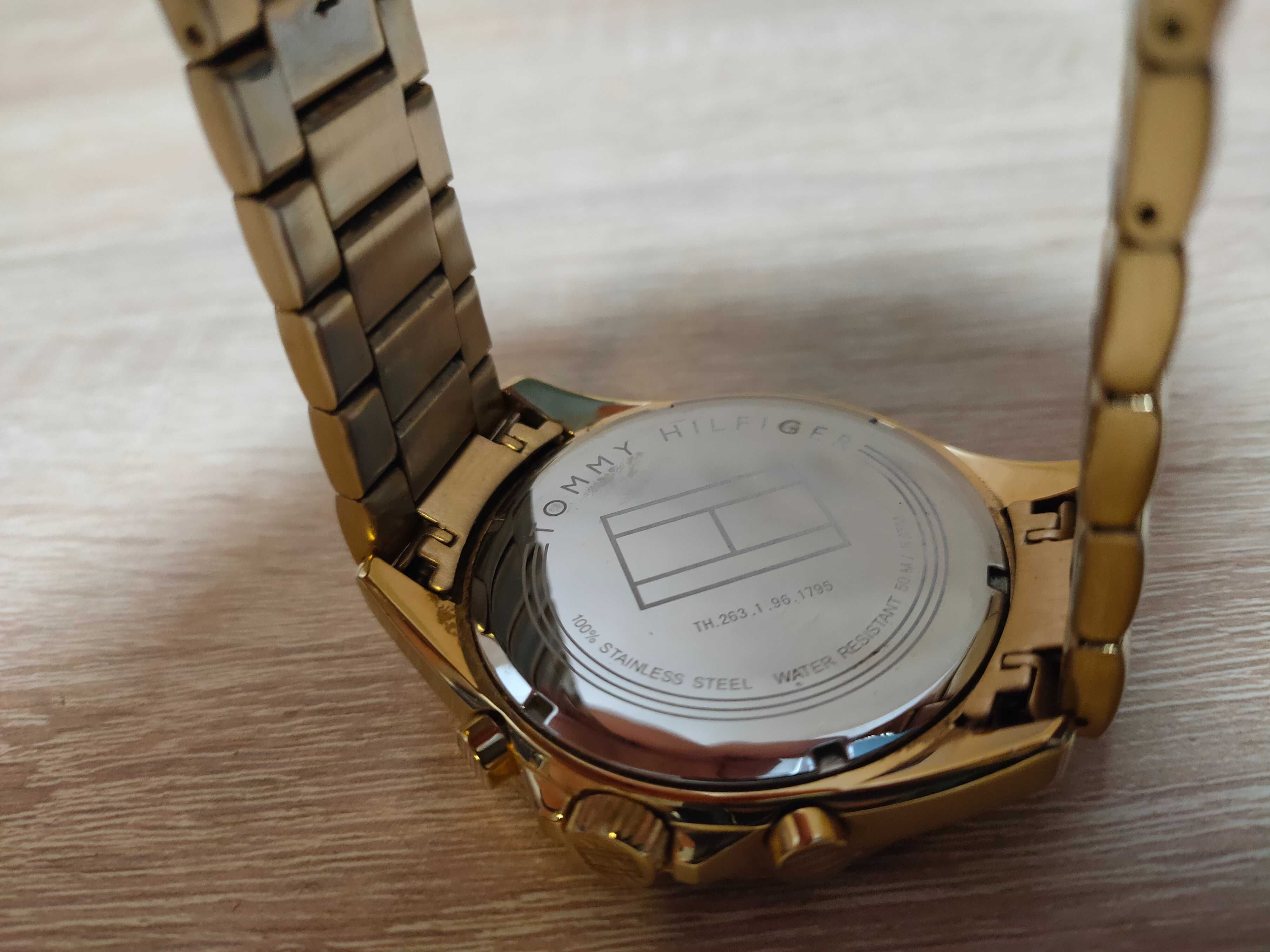 Tommy Hilfiger zegarek męski złoty