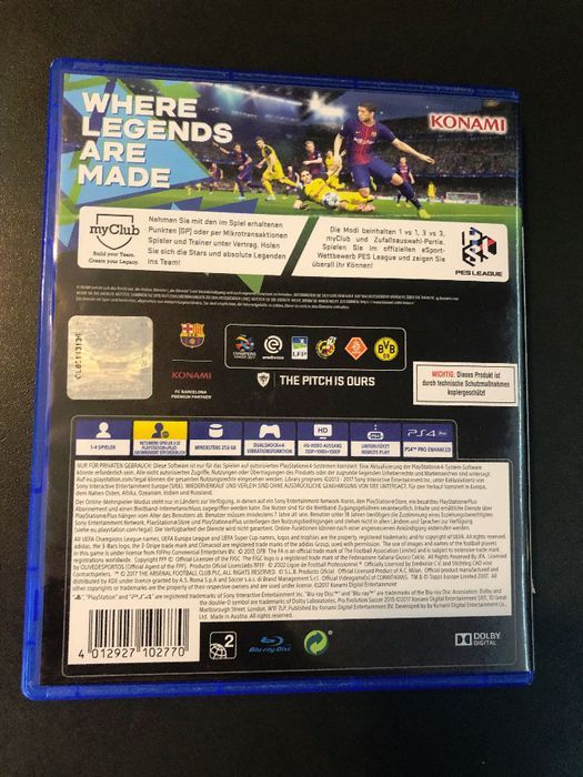 Gra PS4 PES 2018 Pro Evolution Soccer 2018 PS4