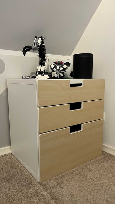 Zestaw mebli IKEA STUVA Malad – biały brzoza