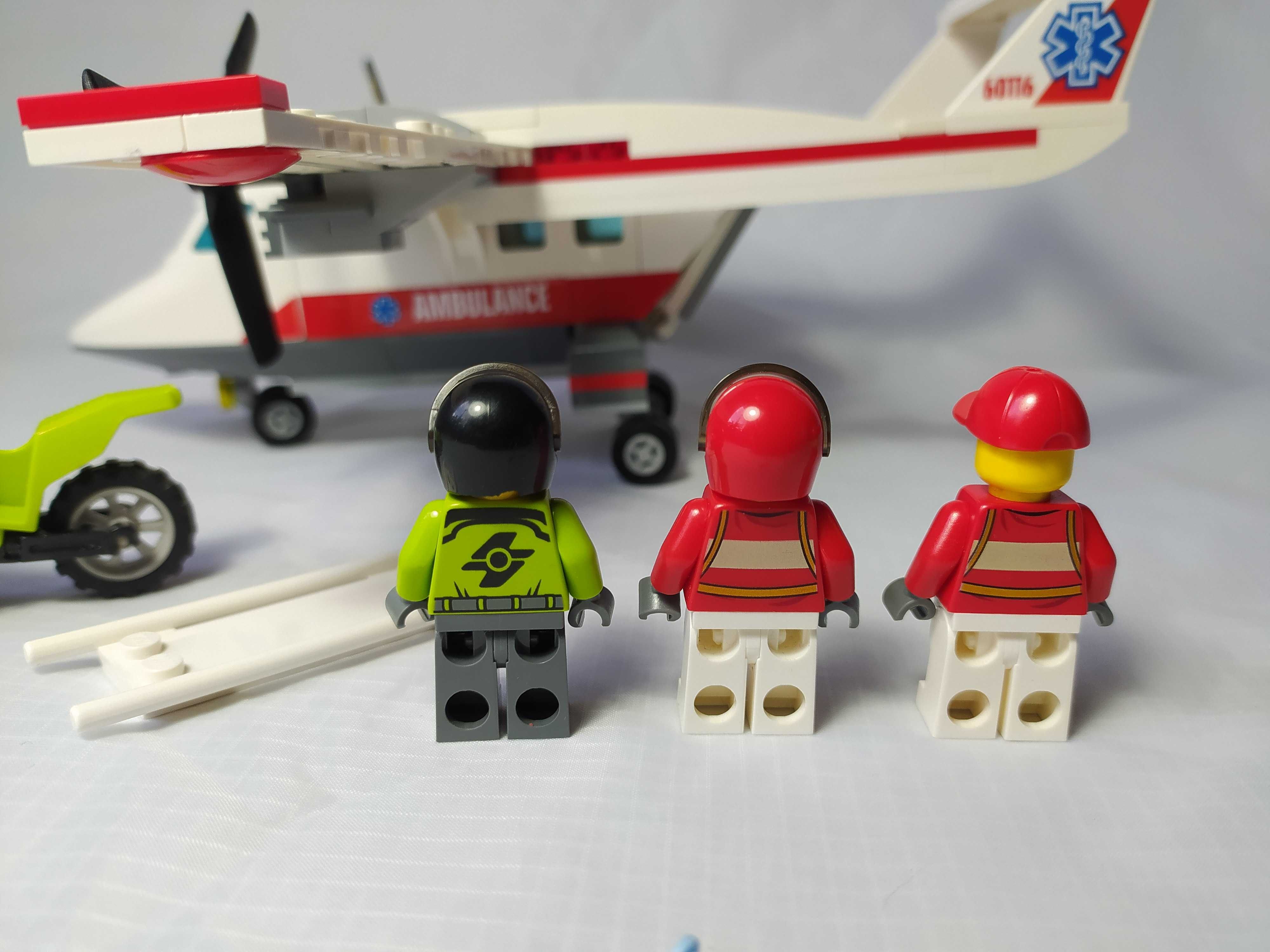 Oryginalny zestaw LEGO City 60116 Samolot ratowniczy
