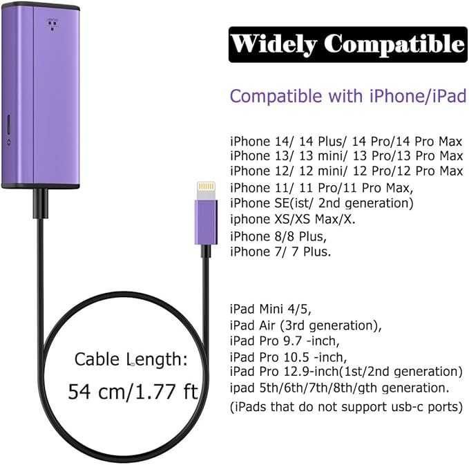 Adapter Lightning na Ethernet 1000 Mb/s 2 w 1 do iPhone iPad (187b)