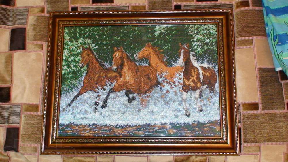 Картина Бегущие лошади