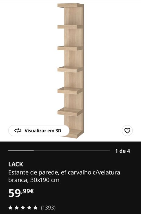 Estante lack ikea