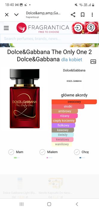 Dolce gabbana the only one 2