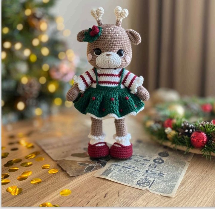 сніговик, іграшки в'язані,ручна робота м'які