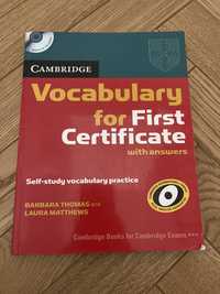 Vocabulary for first certyficate