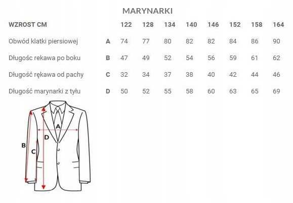 Marynarka 152 (12 Lat)