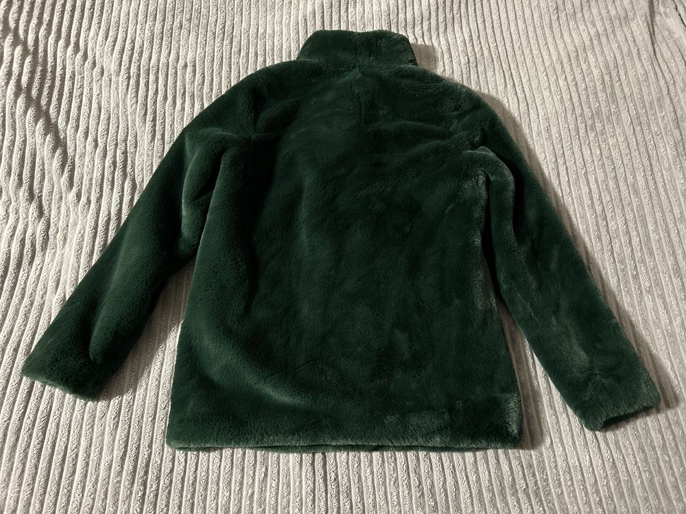 Куртка штучне хутро / екошуба зелена / экошуба зеленая Reserved торг