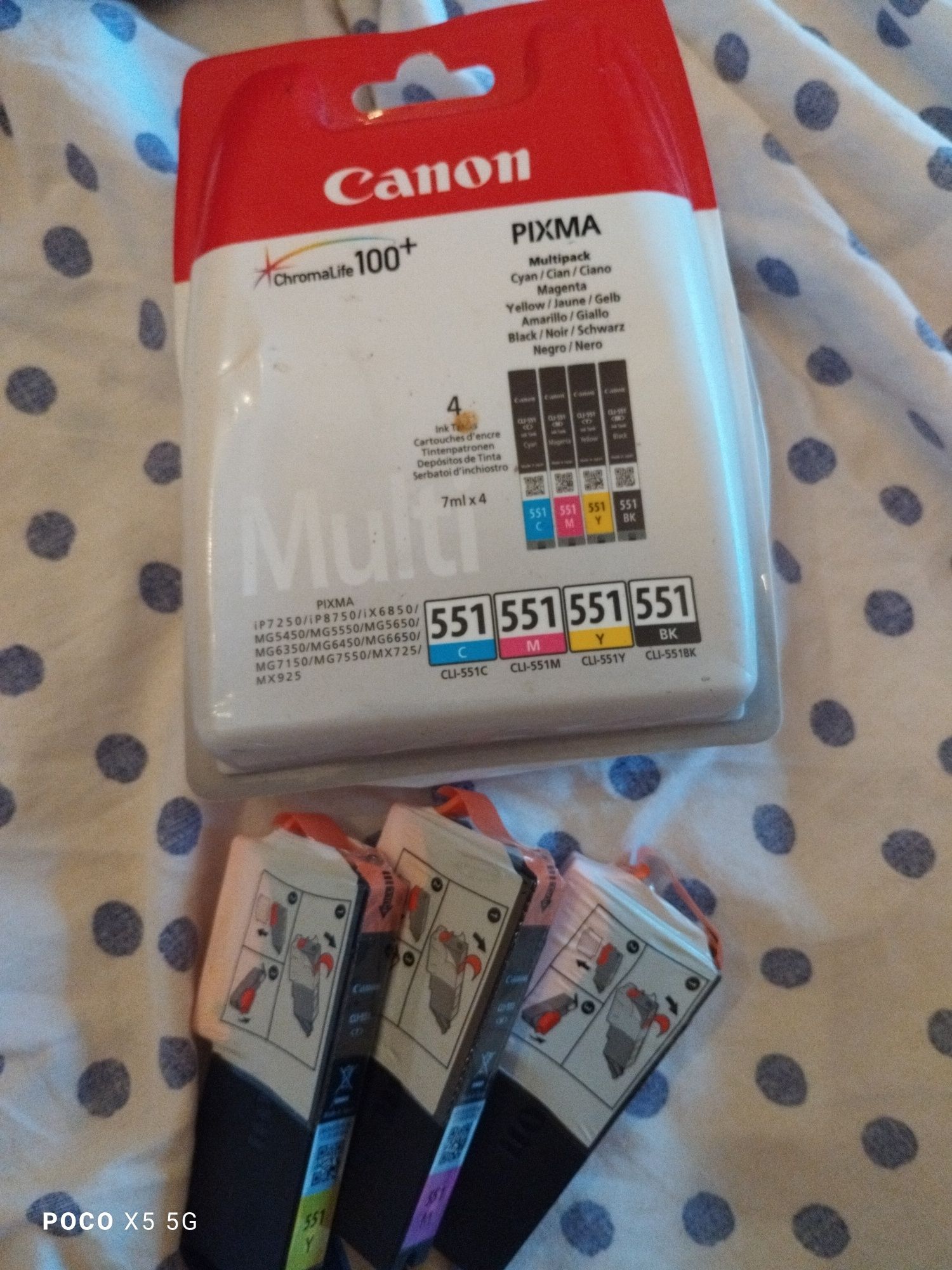 Cartuchos de tintas Novos