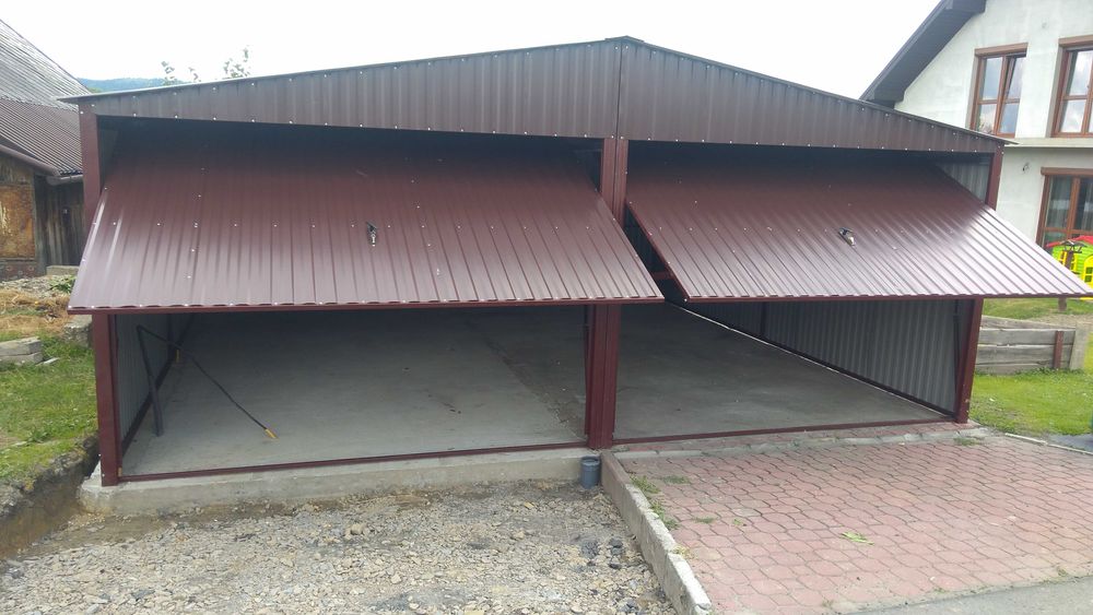 Garaż blaszany 6x5 kolor