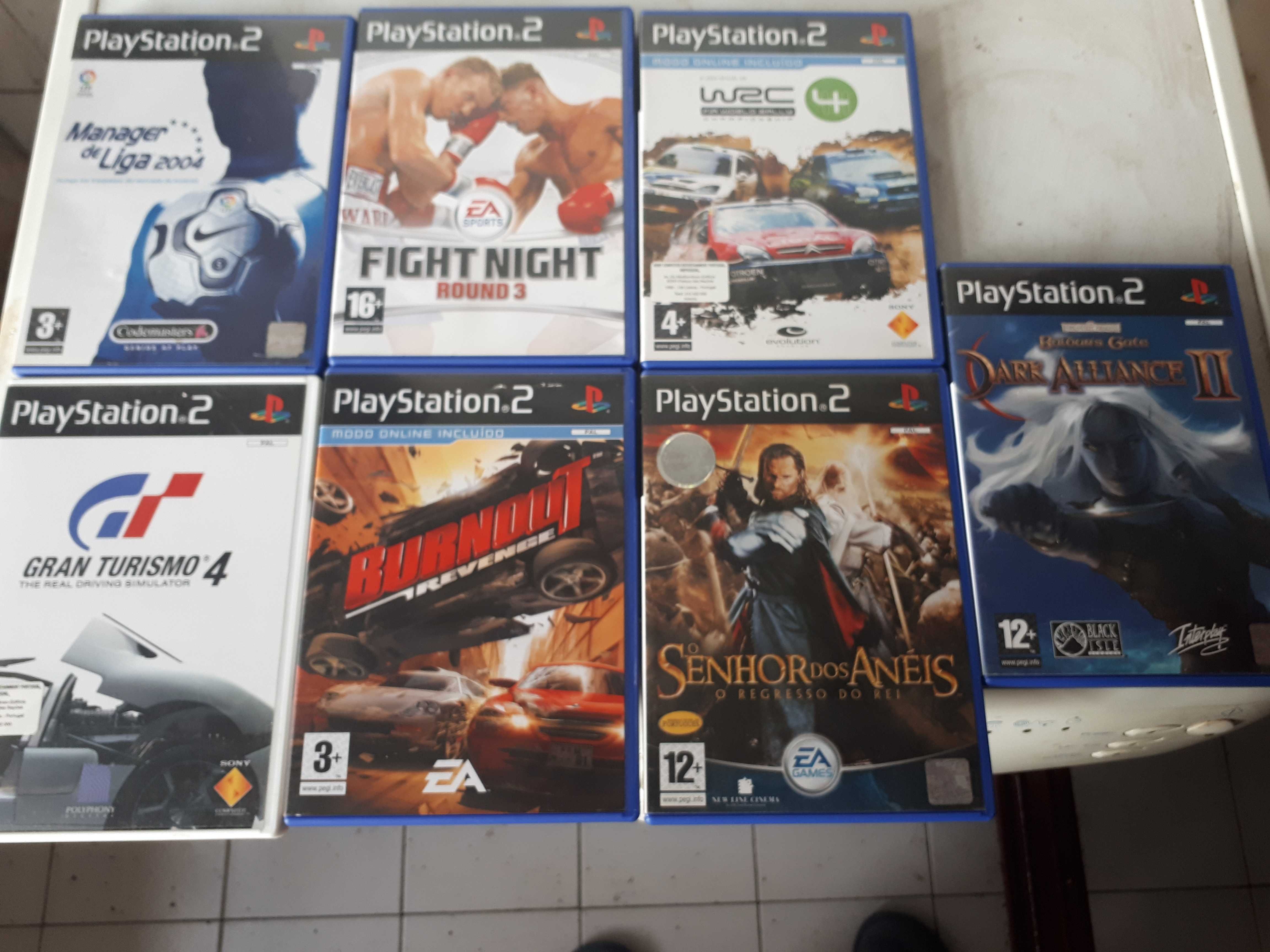 Jogos PlayStation 2. Todos 7 jogos 30 euros