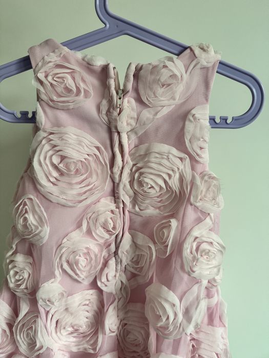 Сукня дитяча рожева троянди 4 роки