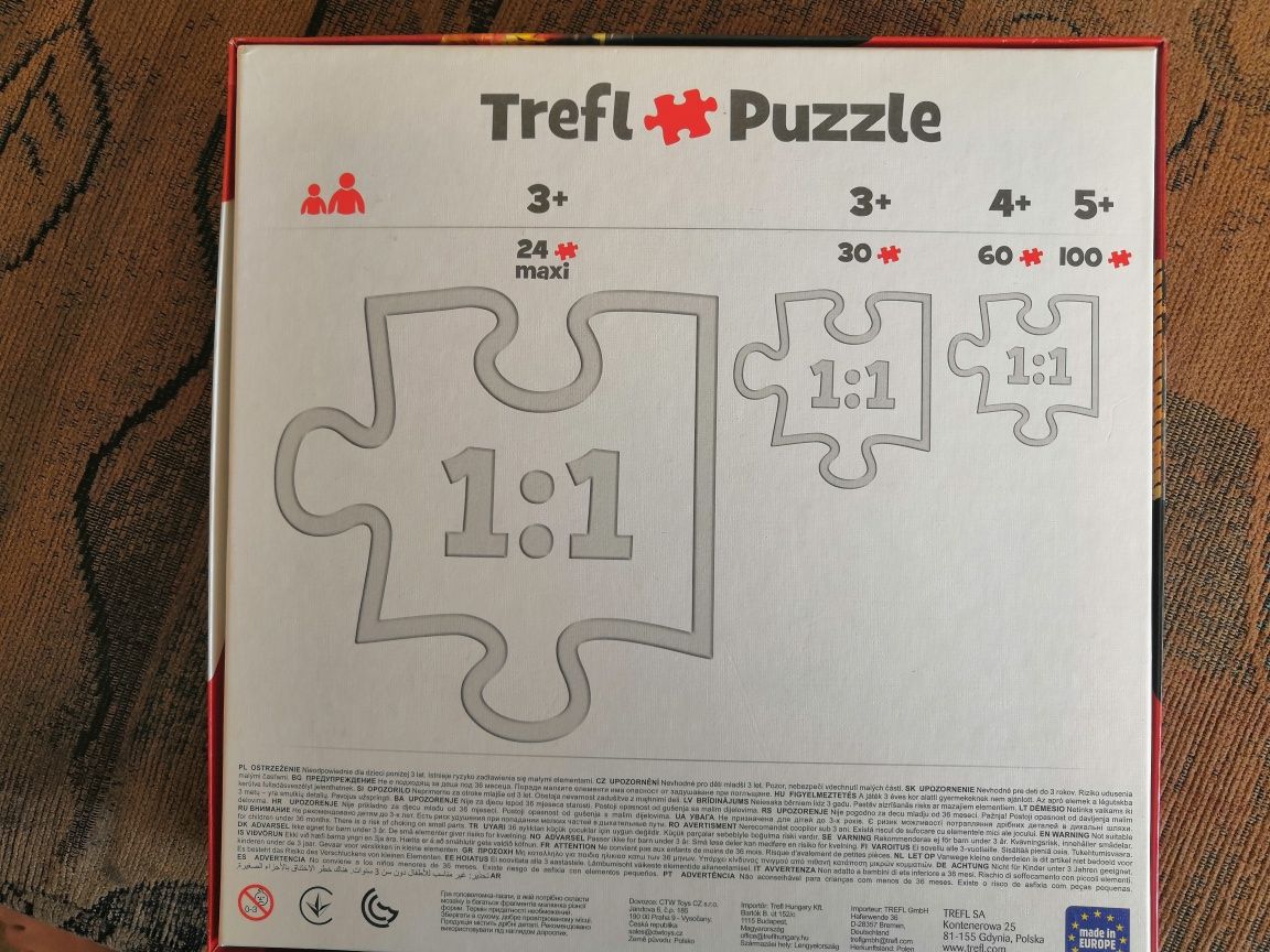 Puzzle 4 w 1 Cars firma Trefl