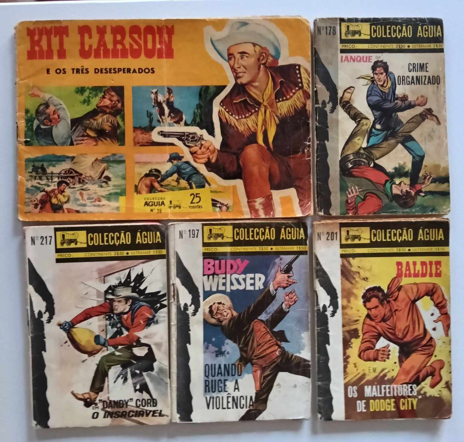 77 Livros Col. Tigre, Águia, Salgari, Pisca-Pisca, em Banda Dese