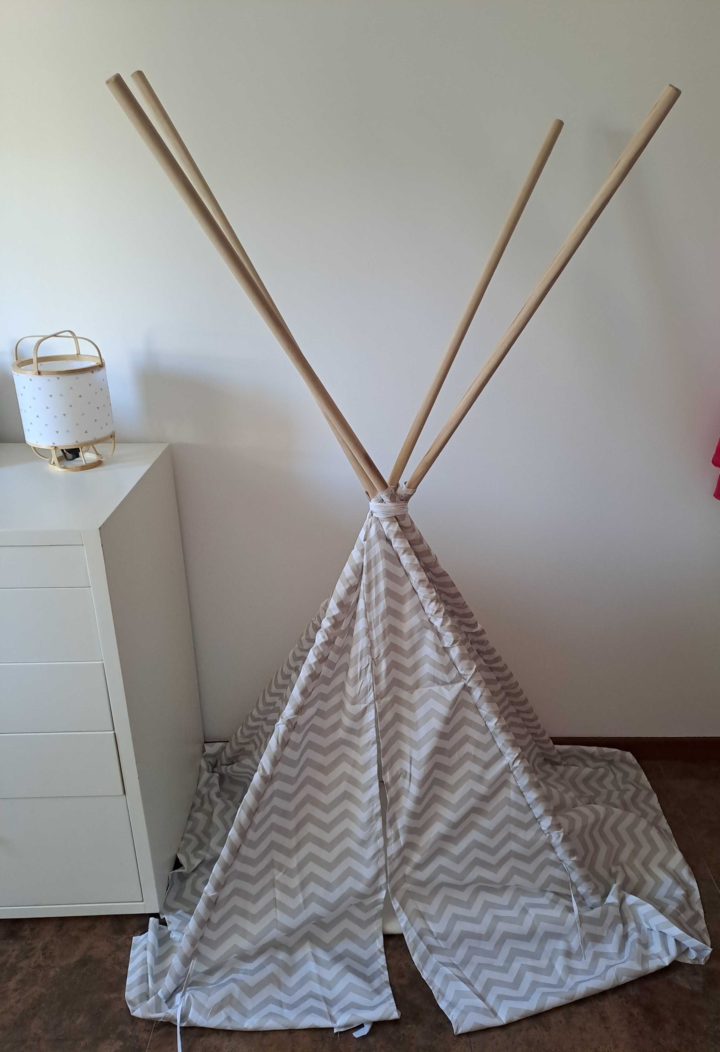 Tenda Tipi Cinza criança