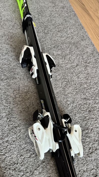 Narty Volkl RTM JR 140 cm + wiązania Marker, stan bdb