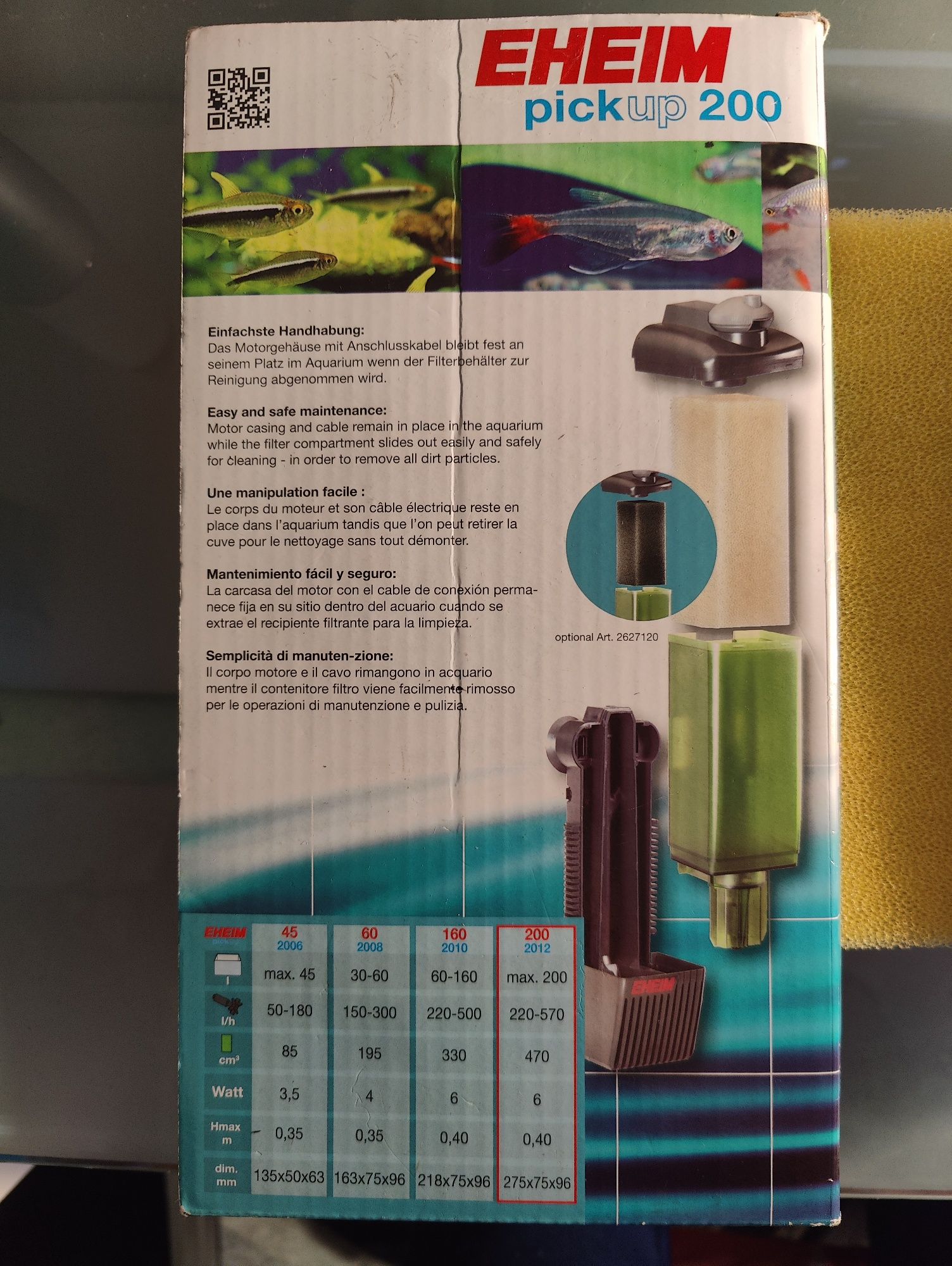 Filtro EHEIM Pick up 200