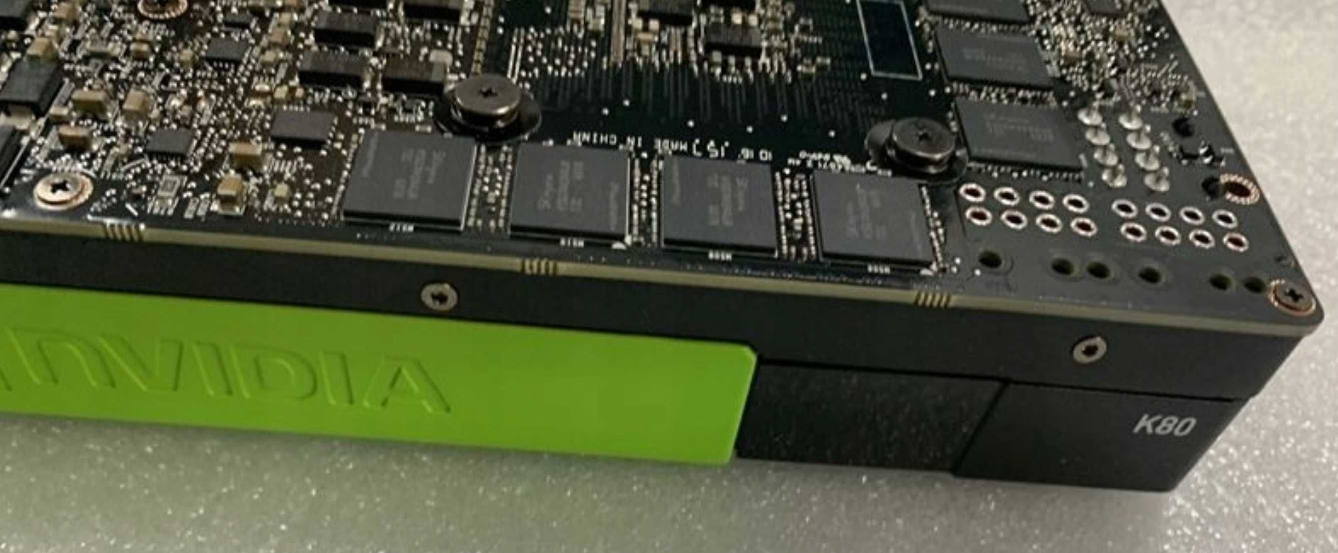 Karta graficzna AI Nvidia Tesla K80 24GB GPU GDDR5 Kepler Kraków