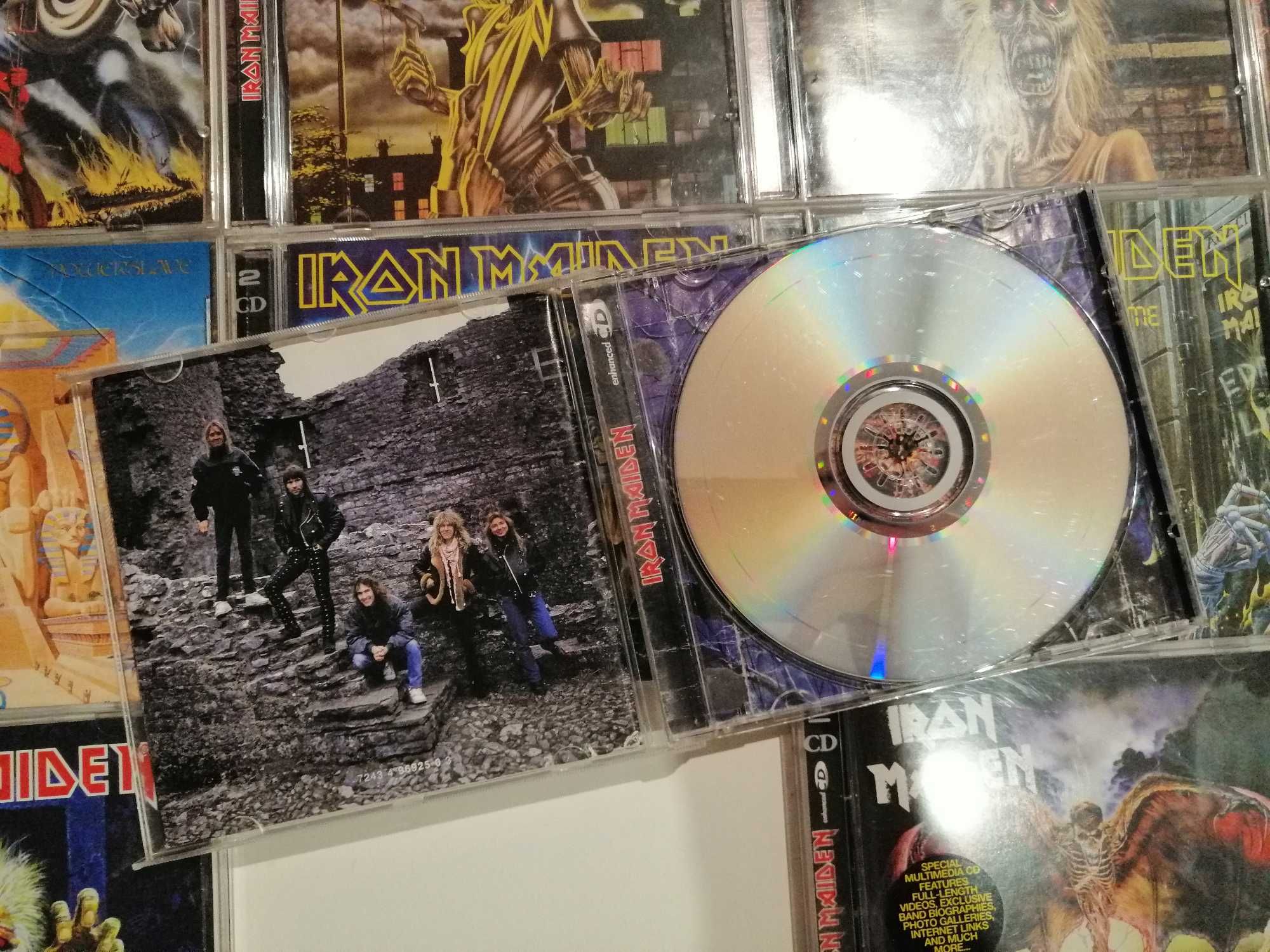 2 albumy 2CD IRON MAIDEN Number of the Beast Fear of the Dark ENHANCED