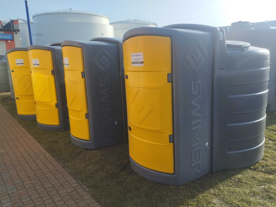 Zbiornik SWIMER 2500 l. + licznik cyfrowy z PAMIĘCIĄ i ZWIJADŁEM 8m