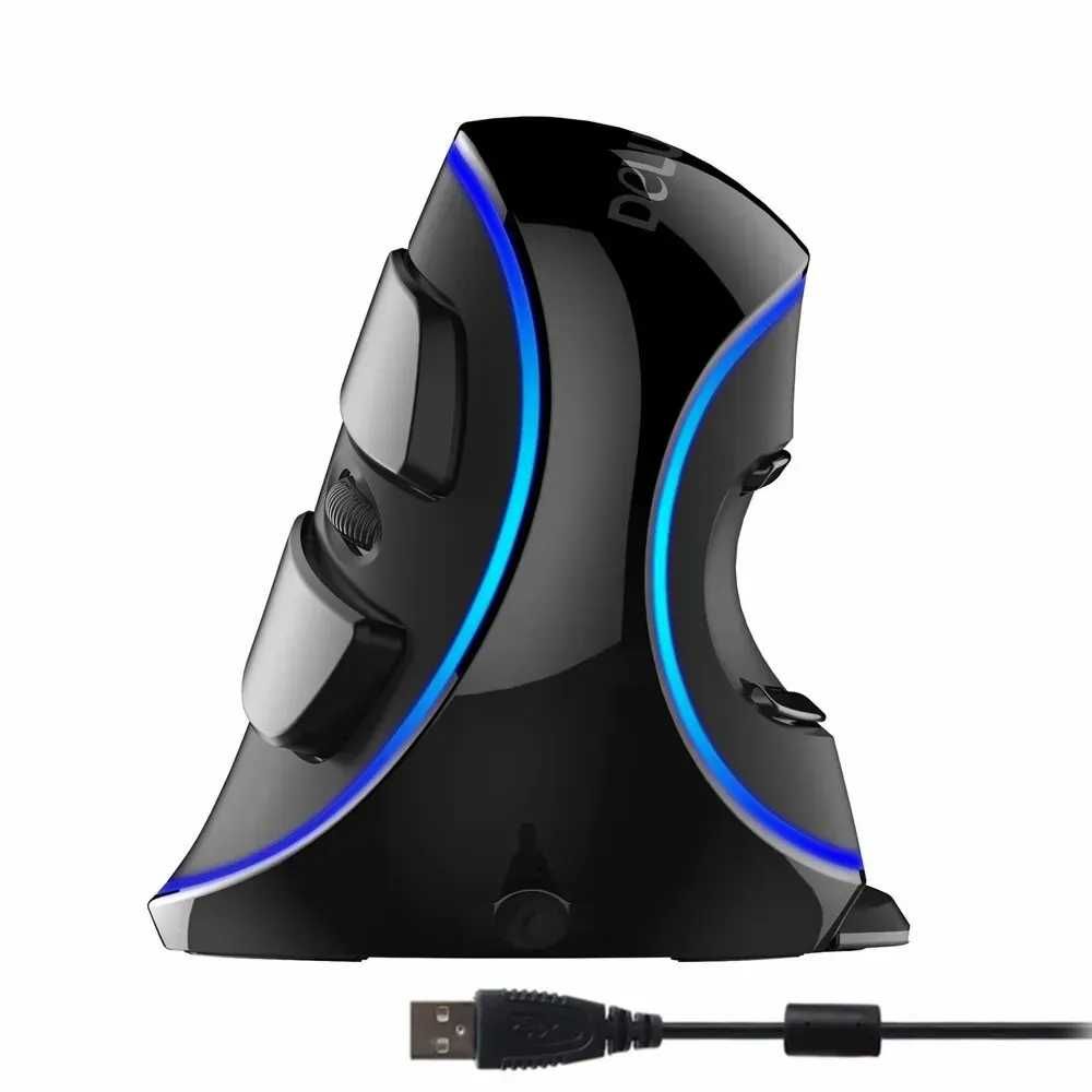 Вертикальная мышь Delux M618 Plus (новая)