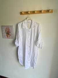 Chemise Ana Midi Branca