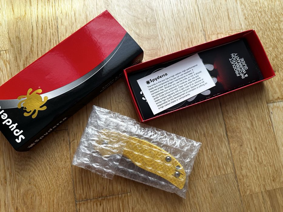 Nóż Spyderco Sage 5 stal CPM212 Rex jak nowy!