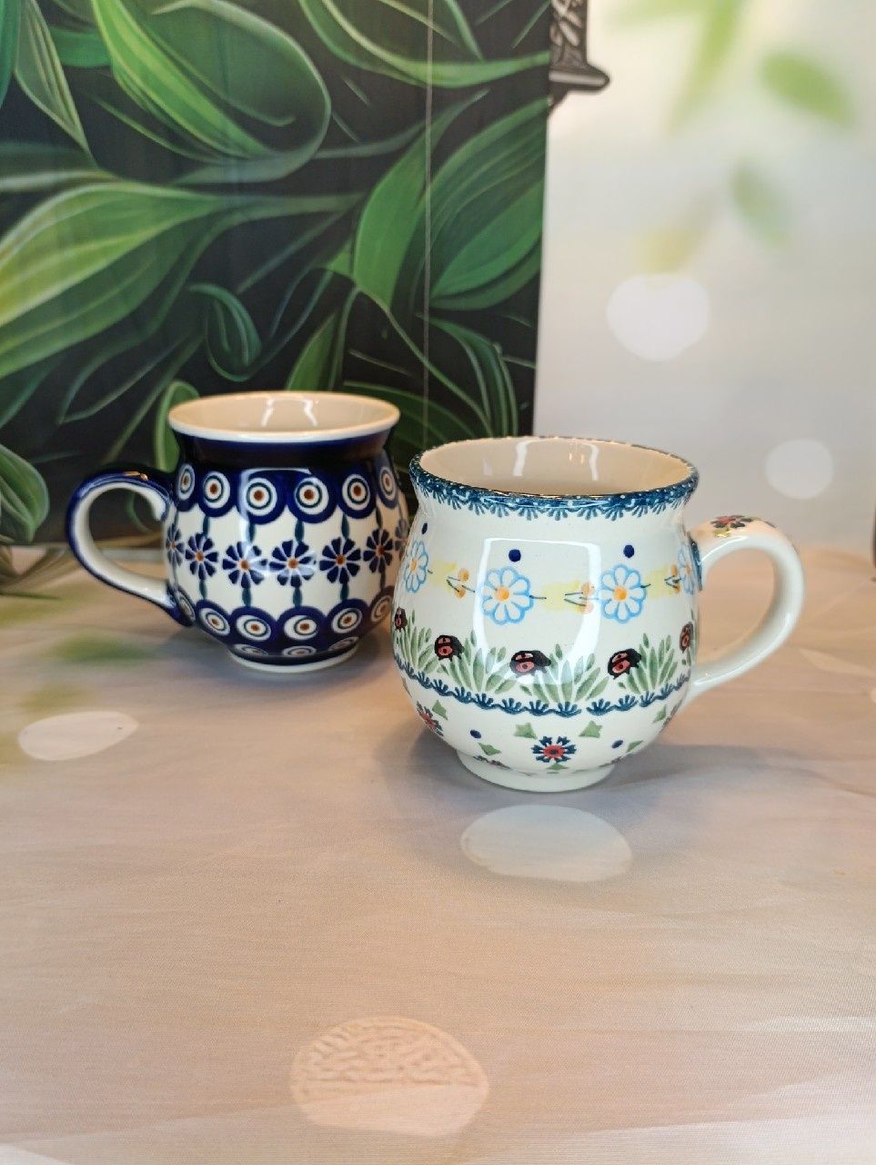 Bolesławiec Kubek ceramiczny czeski 500 ml dwupak ceramika Bolesławiec