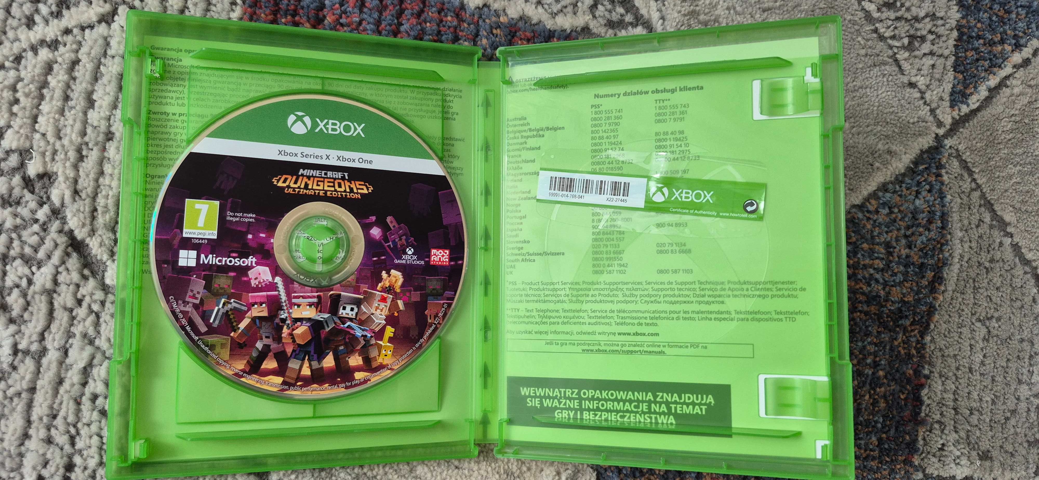 Minecraft Dungeons Ultimate Edition Xbox One Series X XOne XSX PL