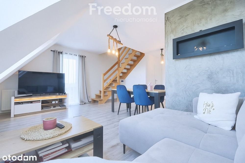 Mieszkanie dwupoziomowe w bloku. 2020 r.