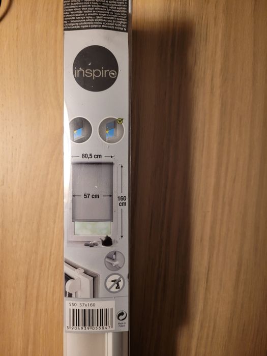 Nowa roleta na okno biała.