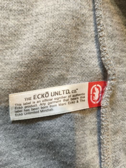 ЗИП худи зипка ecko unltd серая винтаж архив sk8 y2k