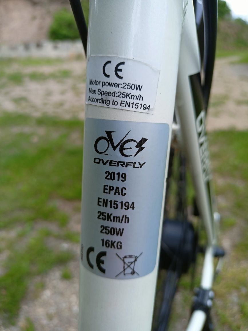 Rower Elektryczny Overfly Rapid